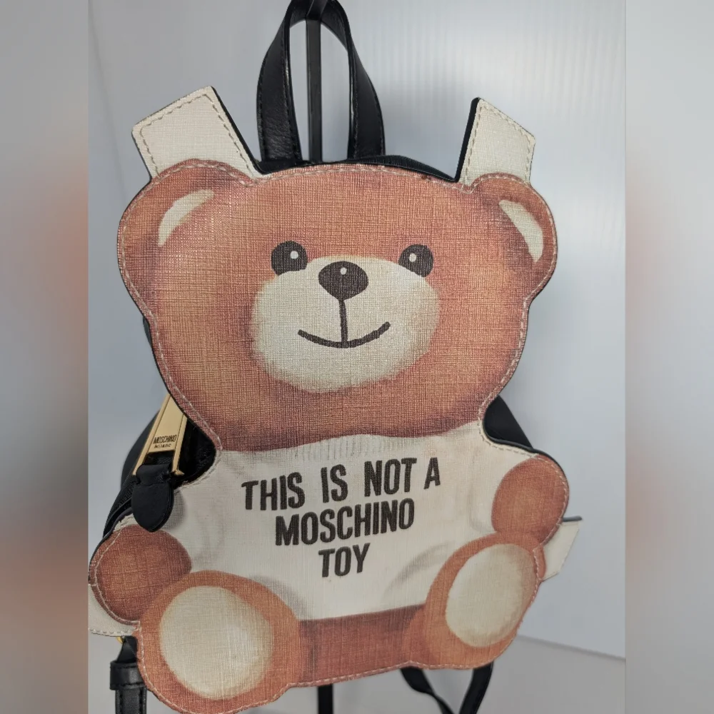 Moschino Teddy Bear Backpack leather